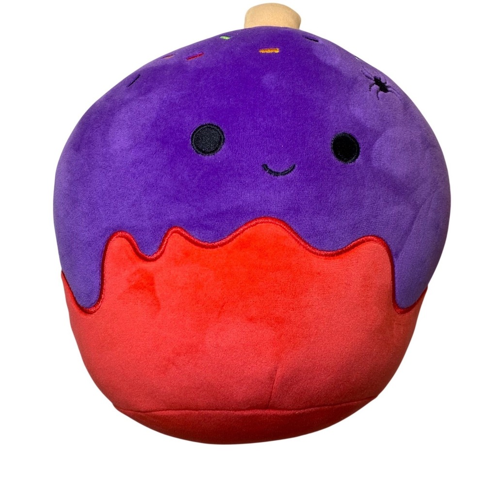 Squishmallows Habib Poison Apple Halloween 8 Inch Plush Purple Red 2024 NWT
